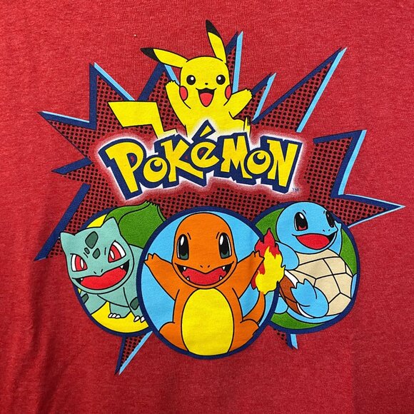 Pokémon Starter Pokemon anime Tshirt size Extra Large - Picture 2 of 4